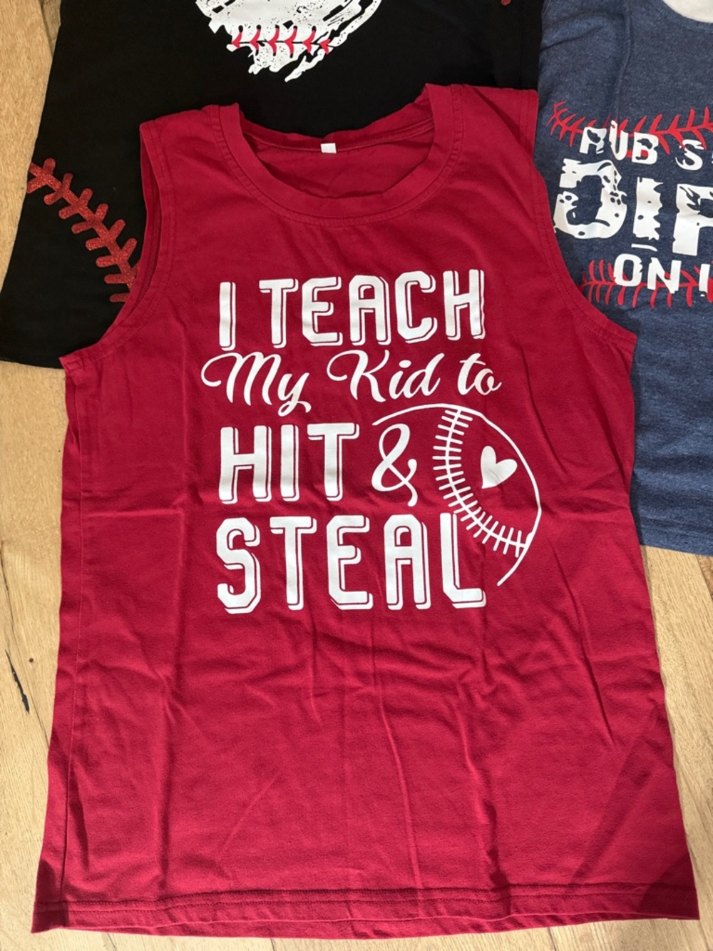 Baseball Mom Graphic Tank Top bundle of 3 size small - Picture 2 of 7